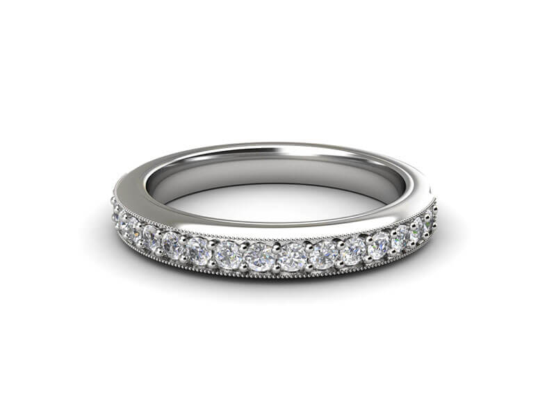Eternity rings are another popular use for platinum in jewellery.