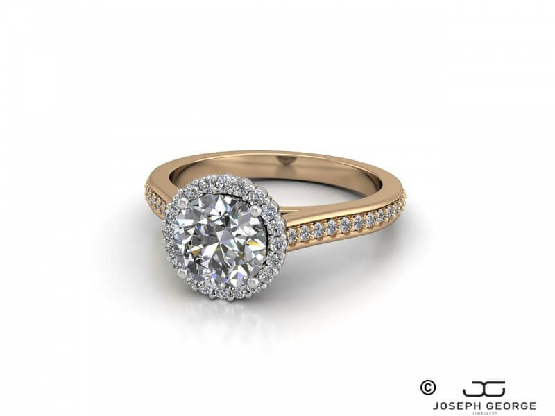 A diamond ring is a classic symbol of love and commitment.