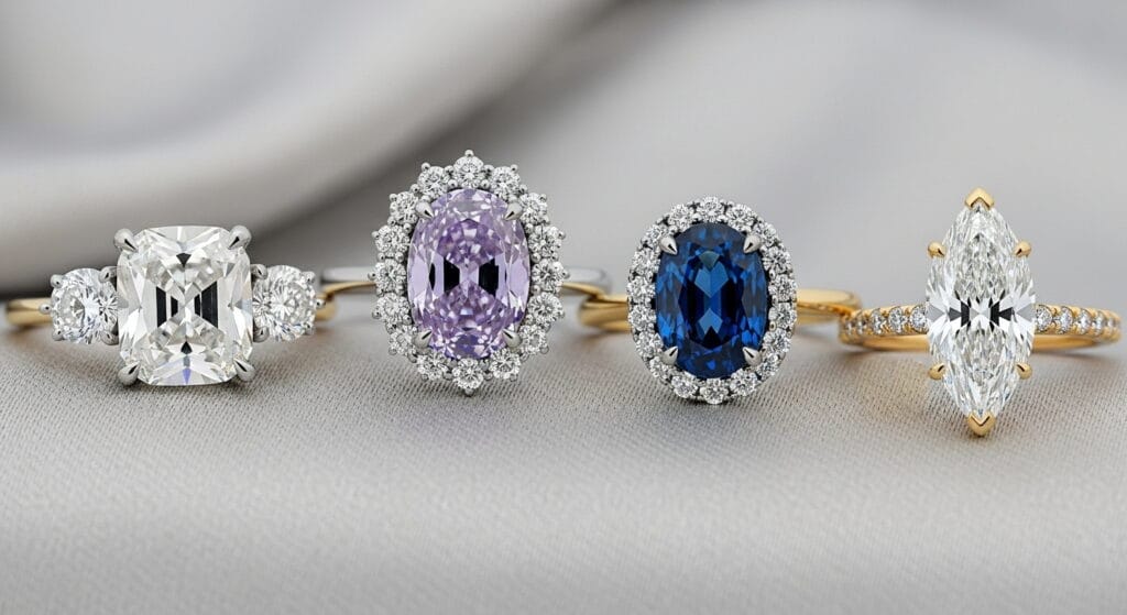 Celebrity inspired wedding and engagement rings 1 Four celebrity-inspired wedding and engagement rings