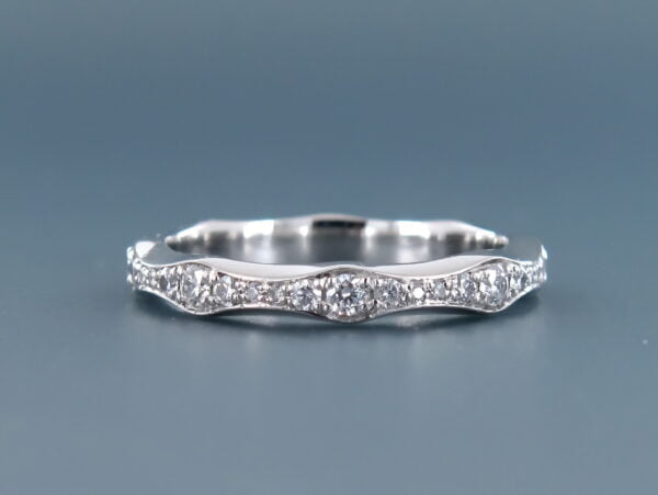 Diamond eternity ring - galene in platinum