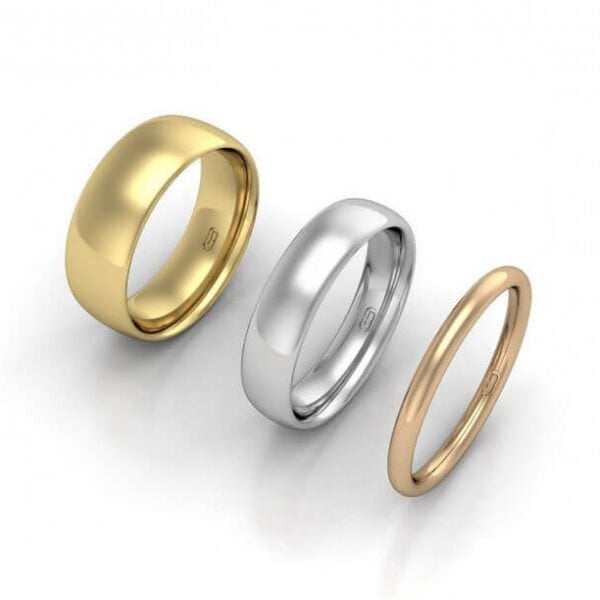 Classic wedding rings