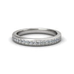 Half eternity ring with 18 diamonds- agnes