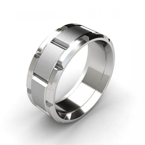 Platinum wedding bands - Zeus