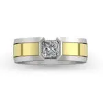 Men's diamond engagement ring - zinon - yellow gold Men's diamond engagement ring - zinon - yellow gold