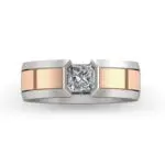Men's diamond engagement ring - zinon - rose gold Men's diamond engagement ring - zinon - rose gold