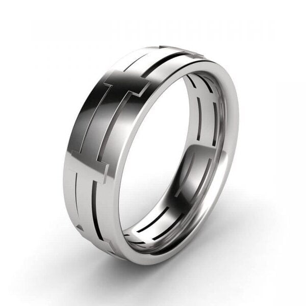 Men's wedding ring unique design - Orion