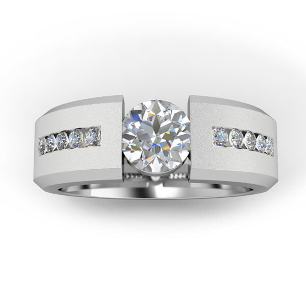 1 carat diamond men's ring - Atalos