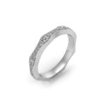 Diamond eternity ring - galene - white gold