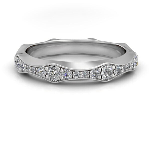 Diamond eternity ring - Galene - Platinum