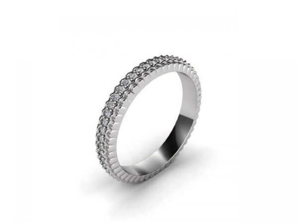 White gold eternity ring - isidora