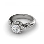 Anthea flower design engagement ring Anthea flower design engagement ring