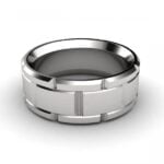 White gold wedding bands - zeus