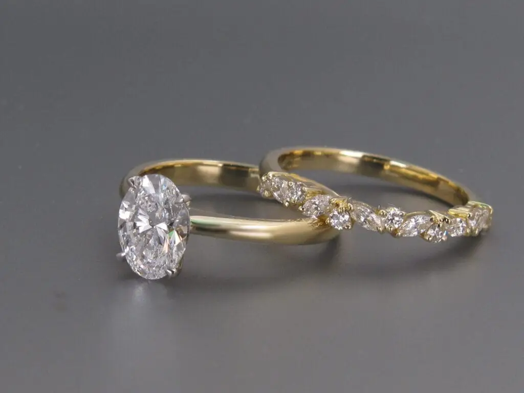 Custom engagement and wedding rings by joseph george jewellery