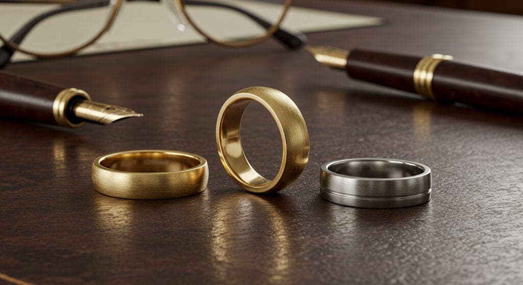 Men’s wedding bands: top styles and materials to consider 1 Classic wedding bands for men