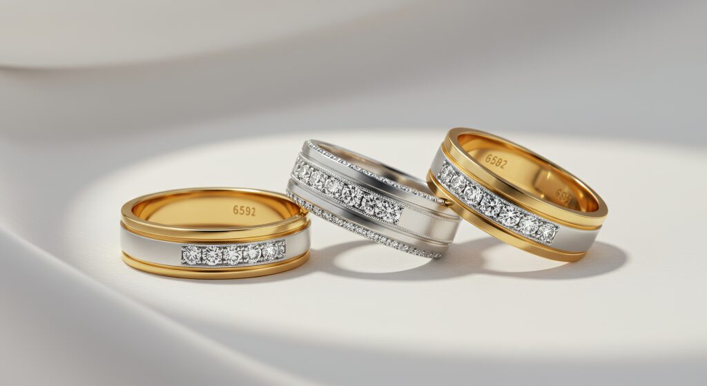 Men’s wedding bands: top styles and materials to consider 5 Textured and etched wedding rings for men by joseph george jewellery