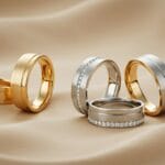 Men’s wedding bands: top styles and materials to consider 1 Top styles and materials of men'a wedding bands at joseph george jewellery