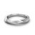 white gold ribbon twist wedding ring - Andromeda