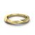 Yellow gold ribbon twist wedding ring - Andromeda